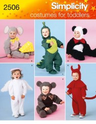 2506 BABY DEVIL,DRAGON  DINO, ANGEL, BEAR, MOUSE PATTERN 1/2-4